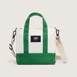 🆕 Vans Lil Pergs Tote Bag Green & White